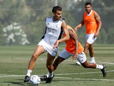 entrenamiento del real madrid