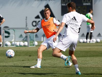 entrenamiento del real madrid