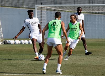 entrenamiento del real madrid