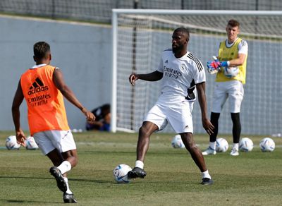entrenamiento del real madrid