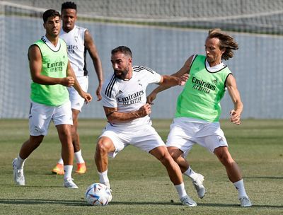 entrenamiento del real madrid