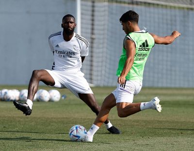 entrenamiento del real madrid