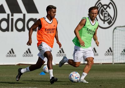 entrenamiento del real madrid