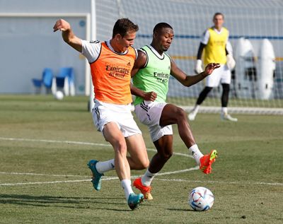 entrenamiento del real madrid