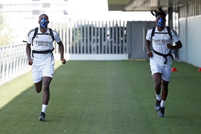 entrenamiento del real madrid