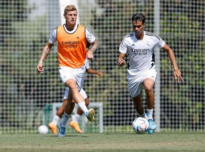 entrenamiento del real madrid