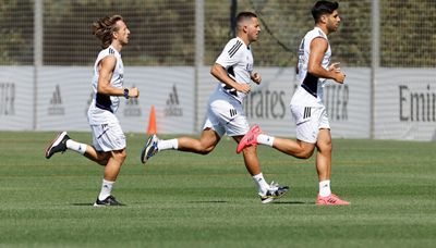 entrenamiento del real madrid