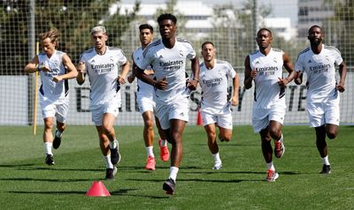 entrenamiento del real madrid