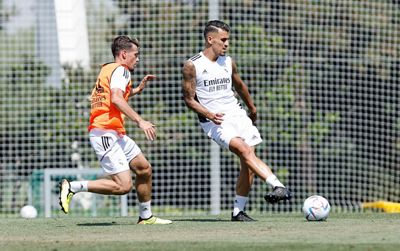 entrenamiento del real madrid
