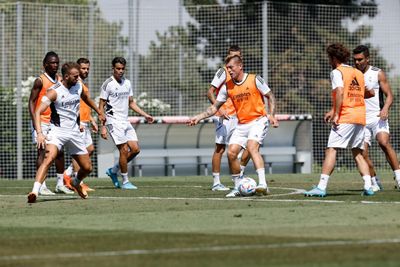 entrenamiento del real madrid