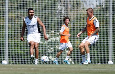 entrenamiento del real madrid
