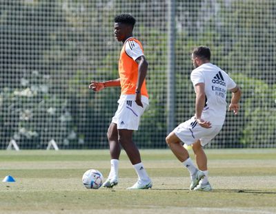 entrenamiento del real madrid