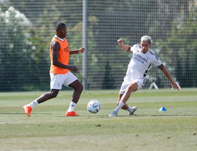 entrenamiento del real madrid