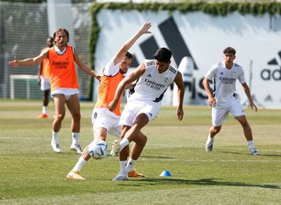 entrenamiento del real madrid