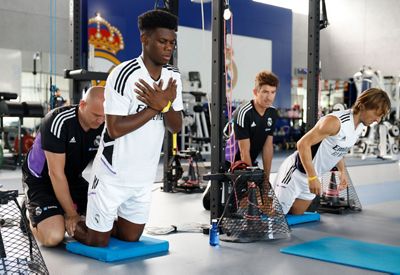 entrenamiento del real madrid