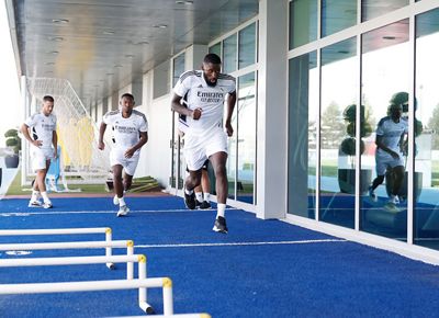 entrenamiento del real madrid