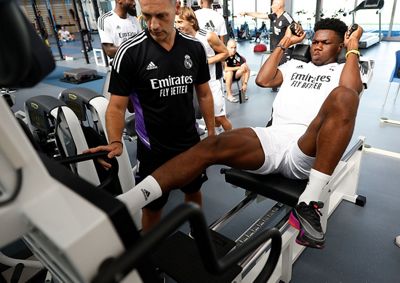 entrenamiento del real madrid