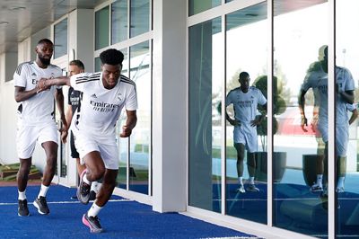 entrenamiento del real madrid