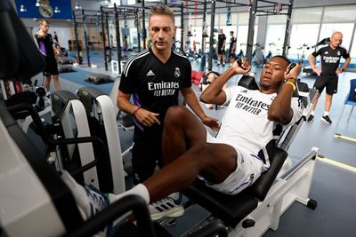 entrenamiento del real madrid
