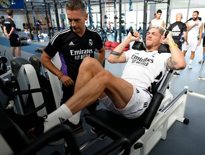 entrenamiento del real madrid