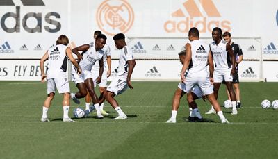 entrenamiento del real madrid