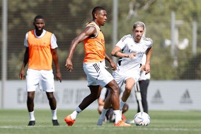 entrenamiento del real madrid