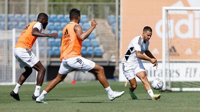 entrenamiento del real madrid
