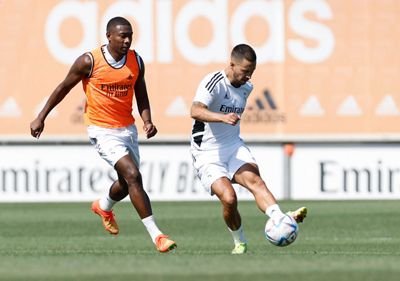 entrenamiento del real madrid