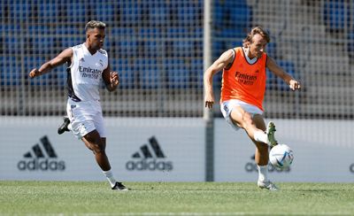 entrenamiento del real madrid
