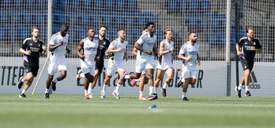 entrenamiento del real madrid