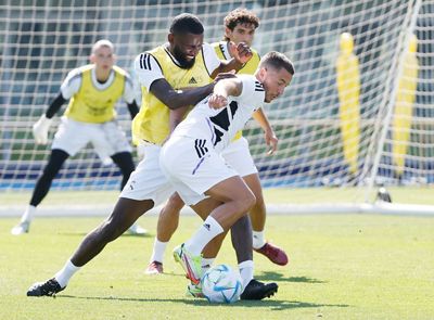 entrenamiento del real madrid