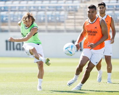entrenamiento del real madrid