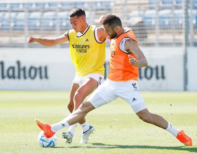 entrenamiento del real madrid