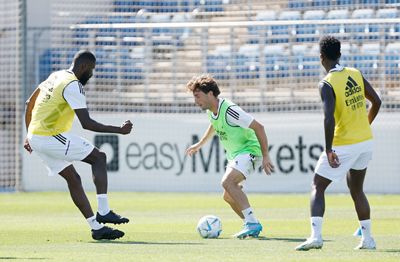 entrenamiento del real madrid