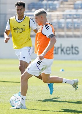 entrenamiento del real madrid
