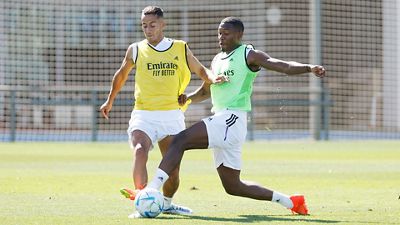 Dernier entraînement avant de se rendre aux États-Unis