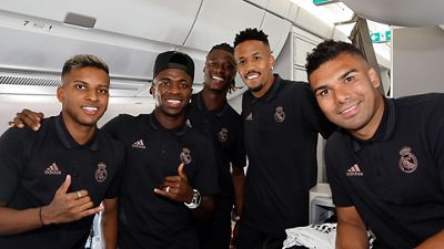 Convocatória do Real Madrid para a digressão nos Estados Unidos