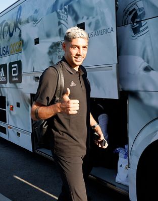 llegada del real madrid a los ángeles