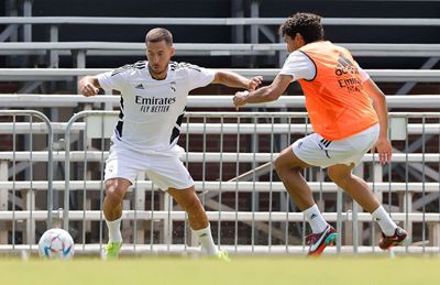 entrenamiento del real madrid en los ángeles