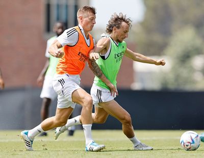 entrenamiento del real madrid en los ángeles