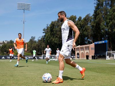 entrenamiento del real madrid en los ángeles