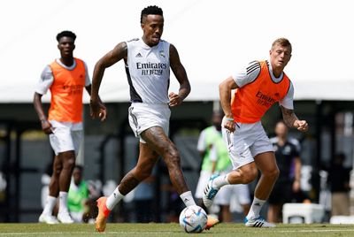 entrenamiento del real madrid en los ángeles
