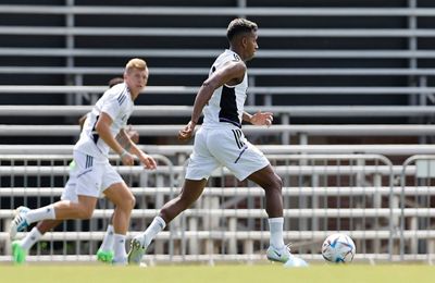 entrenamiento del real madrid en los ángeles