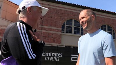 Inside Real Madrid: El seleccionador de EE.UU., Gregg Berhalter, encantado en su visita al entrenamiento