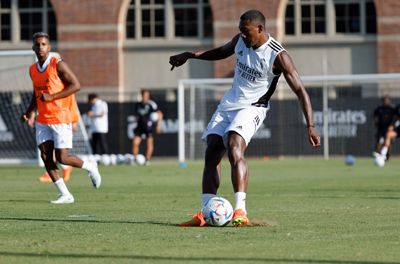 entrenamiento del real madrid en los ángeles