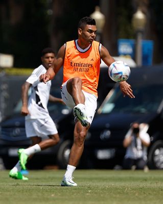 entrenamiento del real madrid en los ángeles