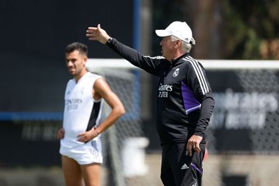 entrenamiento del real madrid en los ángeles