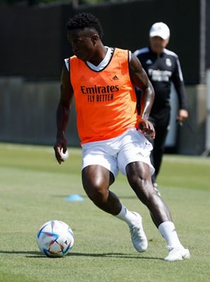 entrenamiento del real madrid en los ángeles