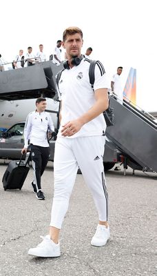 llegada del real madrid a las vegas