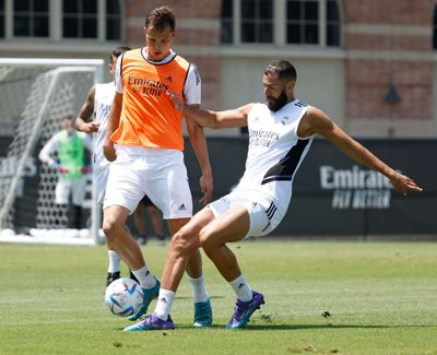 entrenamiento del real madrid en los ángeles